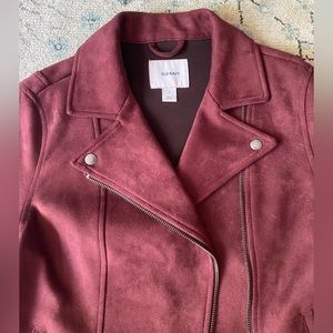 Old Navy Suede like Moto Jacket